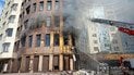 The aftermath of the drone strike on Kharkiv, April 2