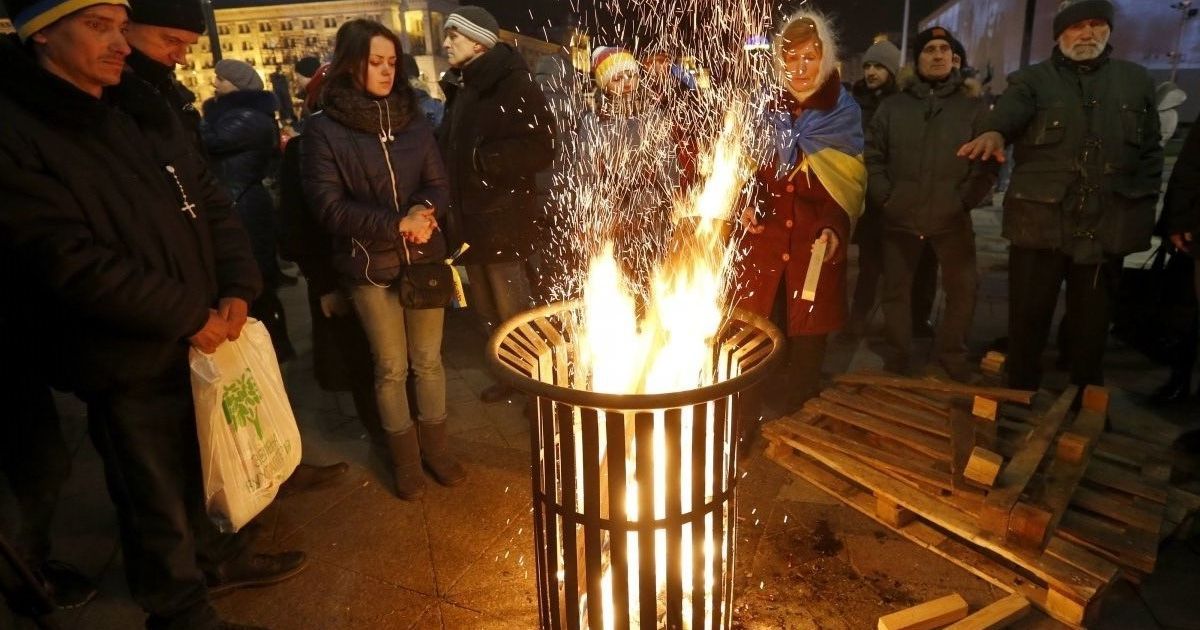 На Майдане началось вече, организованное РПС