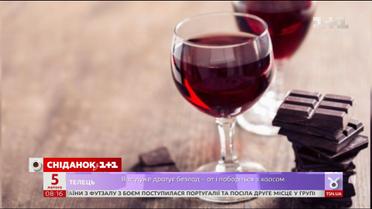 Красное вино и шоколад - секреты вечной молодости