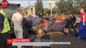 На столичному мосту Патона москвич, начинений зброєю, врізався у вантажівку