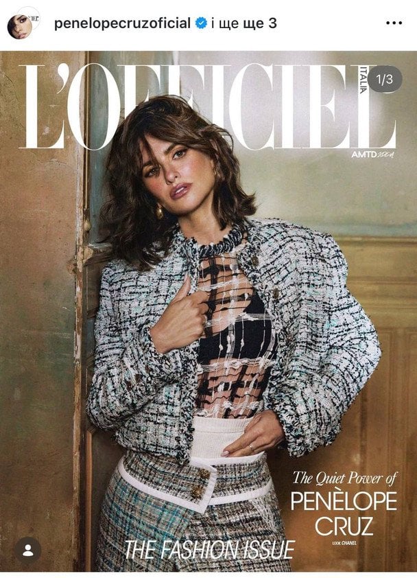 Пенелопа Крус у фотосесії журналу L’Officiel