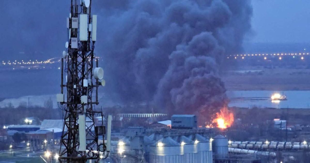 Пожар в России