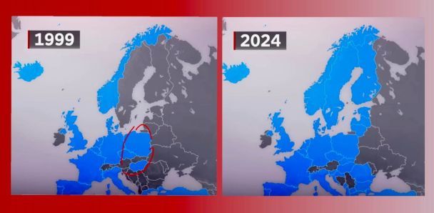 Розширення НАТО за часів президентства Володимира Путіна / © The Bild