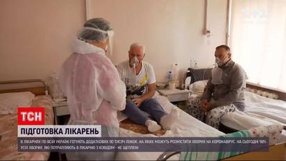 Новини України: у медзакладах у всій країні готують 90 тисяч ліжок для хворих на COVID-19