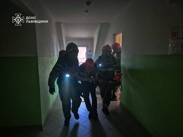 Пожар во Львовской области