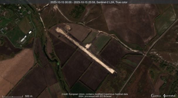 Новий аеродром росіян у Бєлгородській області / Фото: Twitter/RedIntel Panda