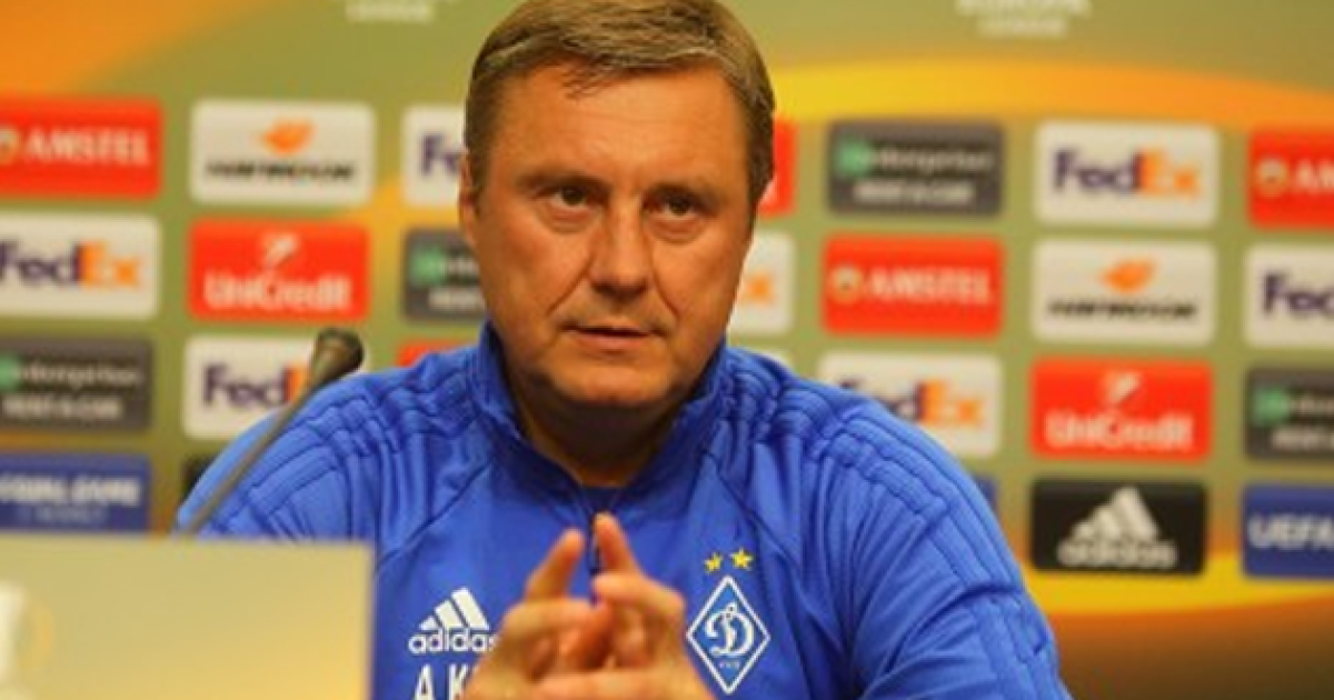 Хацкевич: нужно выйти на поле и оставить на нем все силы