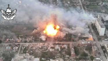 Удар HIMARS по оккупантам в Волчанске