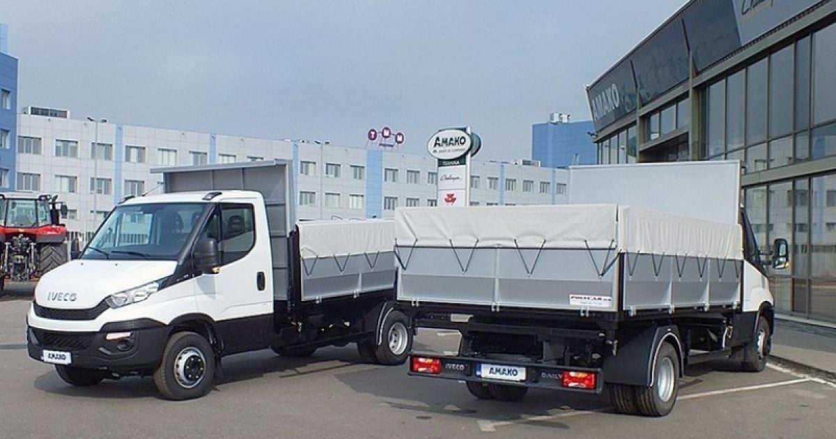На украинском рынке появился компактный самосвал на шасси Iveco