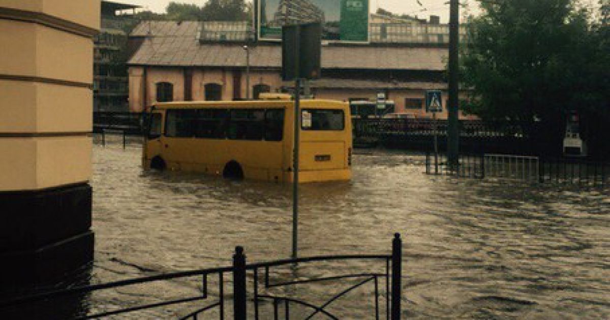 Злива у Львові_1 / © Вконтакте/lviv_go