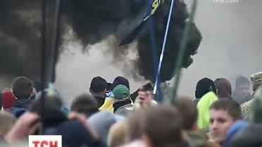 Марш националистов в Киеве прошел относительно спокойно