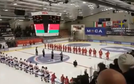 На хоккейном матче в Норвегии включили гимном Беларуси песню из советского мультфильма