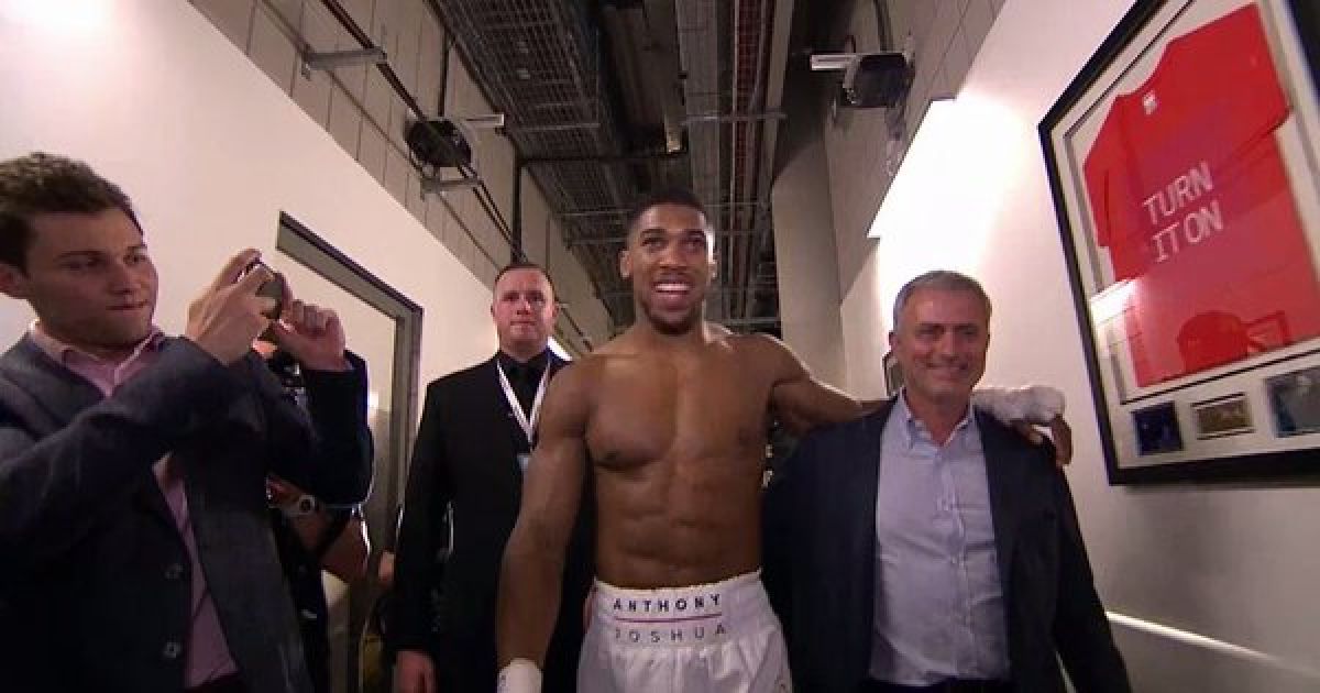 Энтони Джошуа и Жозе Моуринью