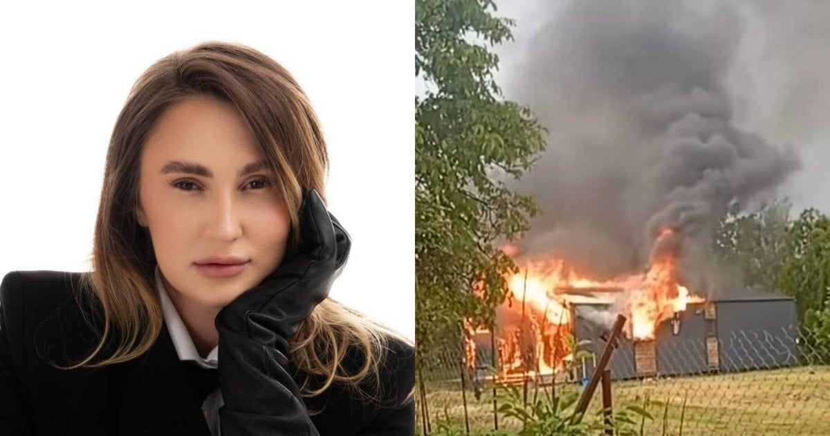 Анита Соловей и её сгоревший дом