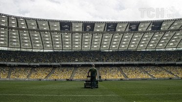 НСК "Олимпийский" готовят к финалу Лиги чемпионов, который состоится 26 мая. 
 Фото - Надежда Мельниченко / © ТСН Проспорт