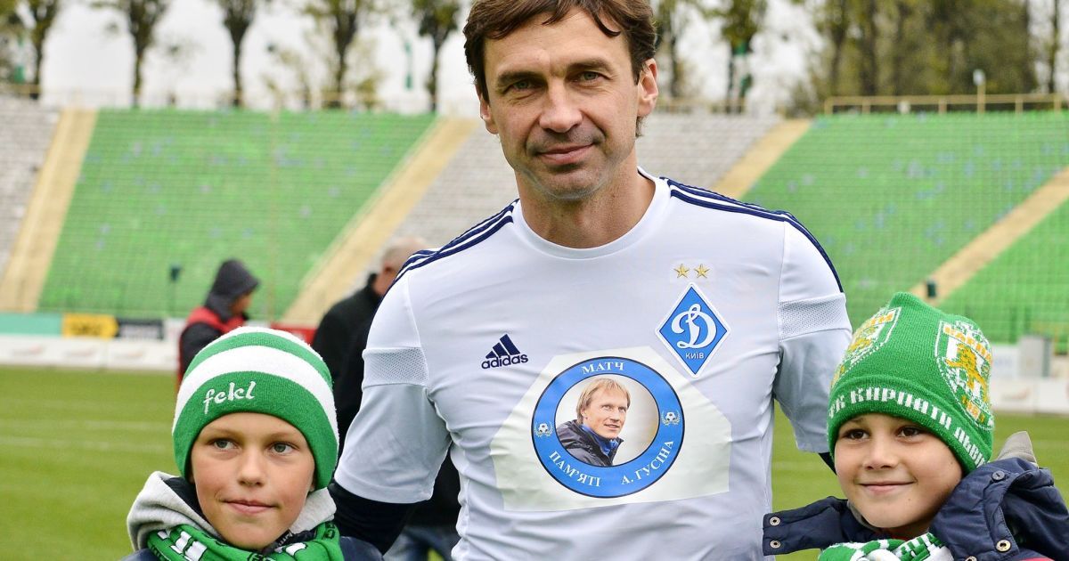 Ващук на матче памяти Андрея Гусина.