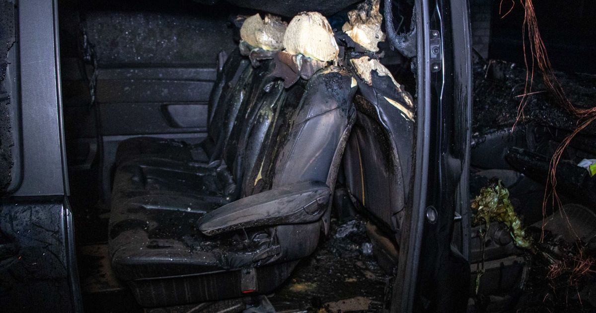 Пожежа авто у Києві_2 / © Информатор