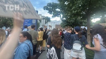 Протест у Києві проти закону щодо НАБУ і САП_1 / © ТСН