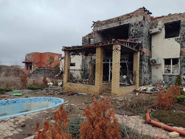 Бахмут в Донецкой области, ноябрь 2025