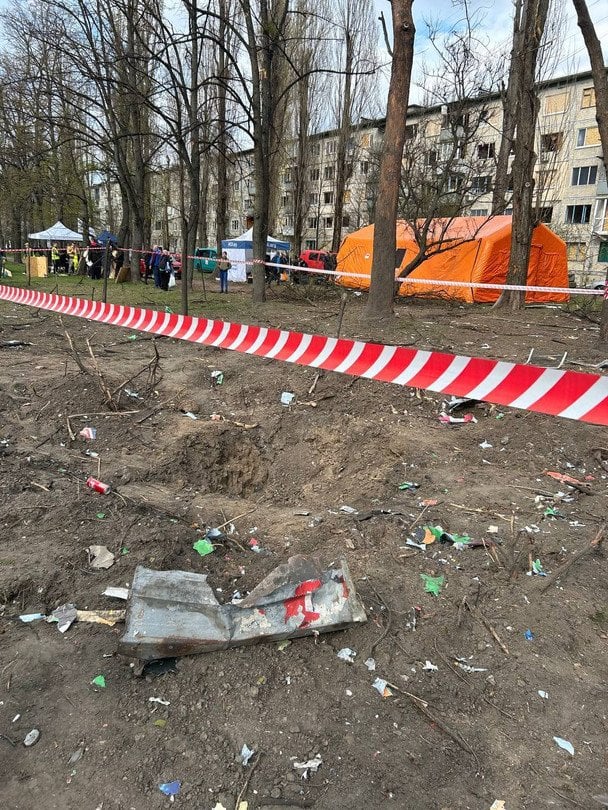 Атака РФ на Київ 16 квітня. Фото: Київ інфо / © соцмережі