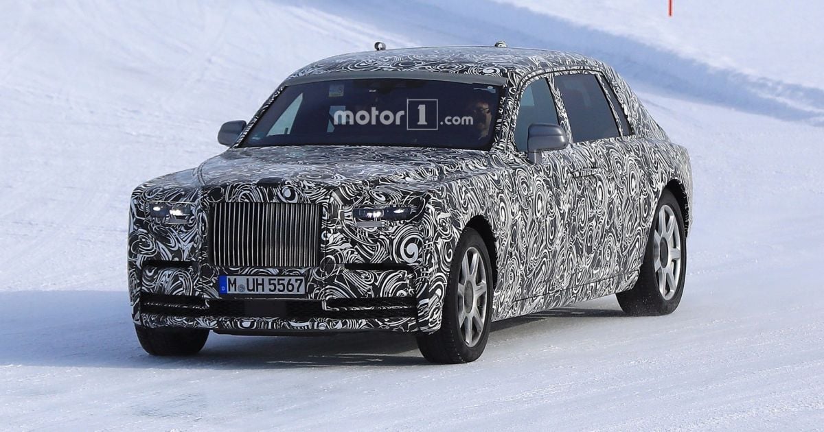 Rolls-Royce тестирует удлиненную версию нового Phantom