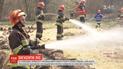 Будущих спасателей учили тушить пожар во Львовской области