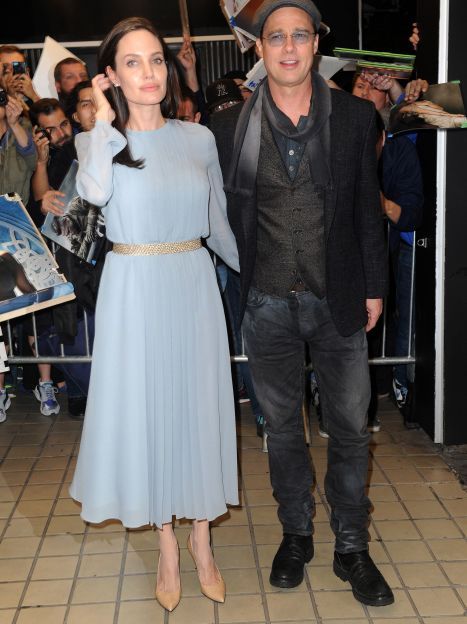 Анджелина Джоли и Брэд Питт на показе фильма "Лазурный берег" / © Getty Images