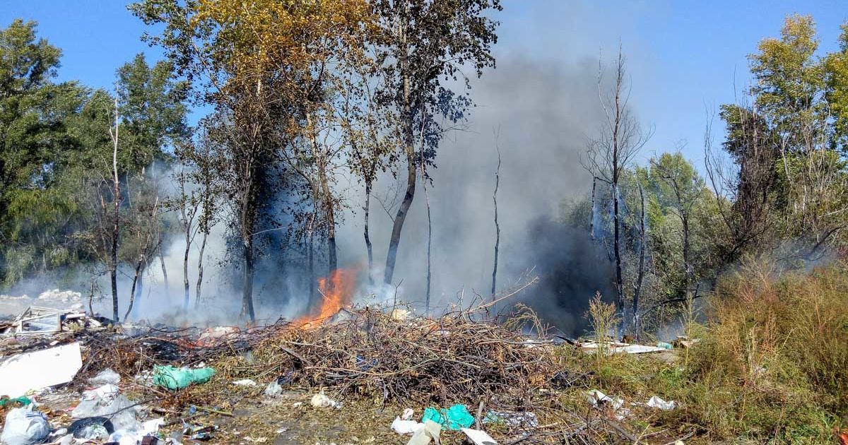Пожежа на Русанівських садах_6 / © Информатор