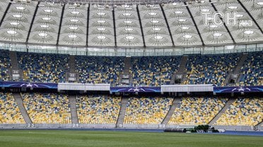 НСК "Олимпийский" готовят к финалу Лиги чемпионов, который состоится 26 мая. 
 Фото - Надежда Мельниченко / © ТСН Проспорт