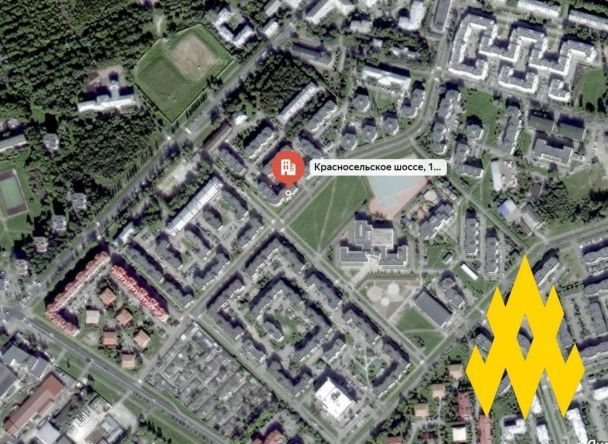 Координаты штаба воинской части ВКС РФ в Санкт-Петербурге / © Telegram / Движение "АТЕШ"