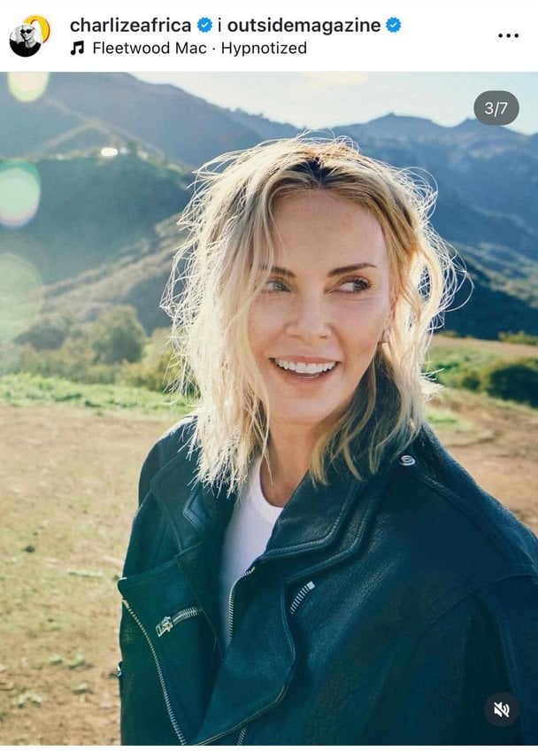 Шарліз Терон, фото: instagram.com/outsidemagazine