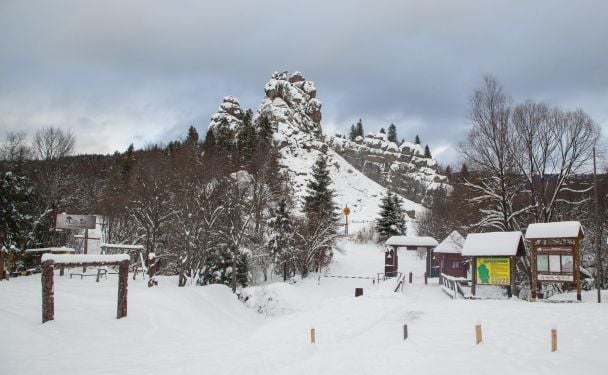 Тустань взимку / Фото з відкритих джерел