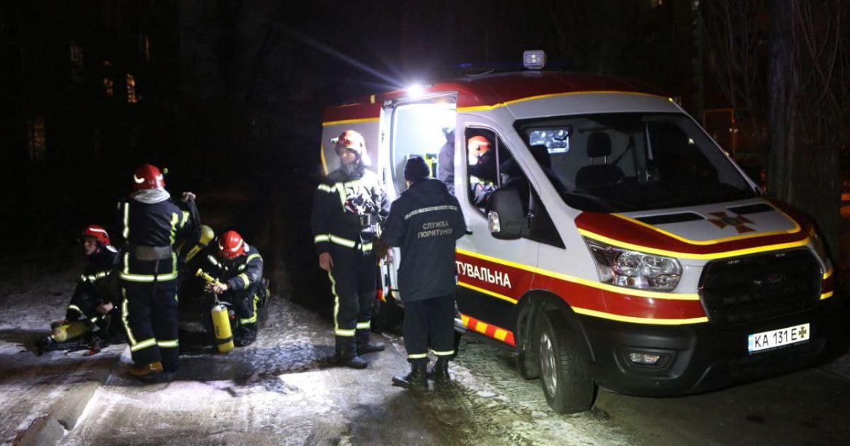пожежа у Києві_2 / © ГУ ГСЧС в Киеве