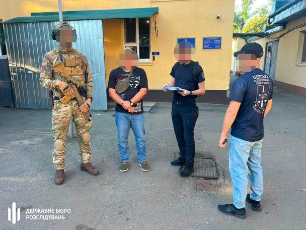 Оголошення підозри фігуранту справи про катування в одеському РТЦК / © Державне бюро розслідувань
