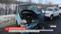 Вблизи Ужгорода столкнулось сразу 5 автомобилей