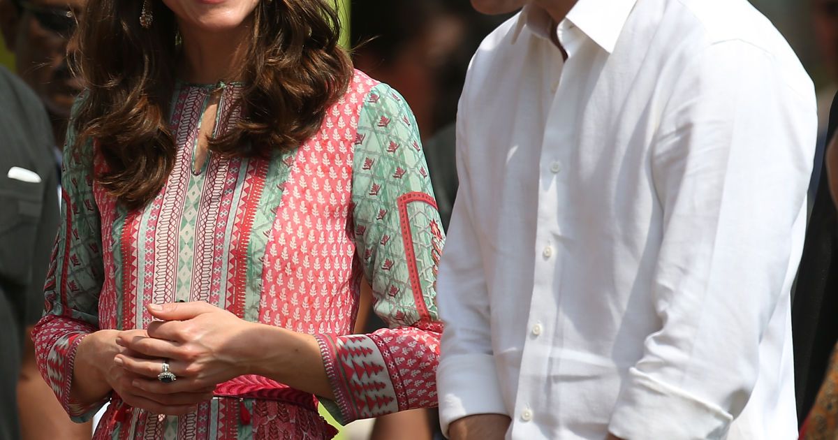 Герцогиня Кембриджская и принц Уильям в Индии