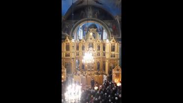 В Николаевском соборе прошла служба на украинском языке