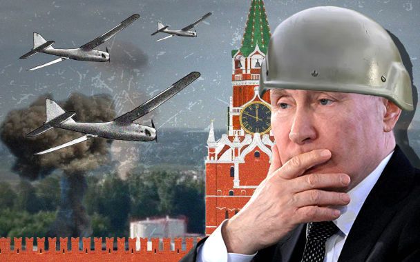 Путин на вертолете "отбивался" от украинских дронов: россияне придумали новый анекдот
