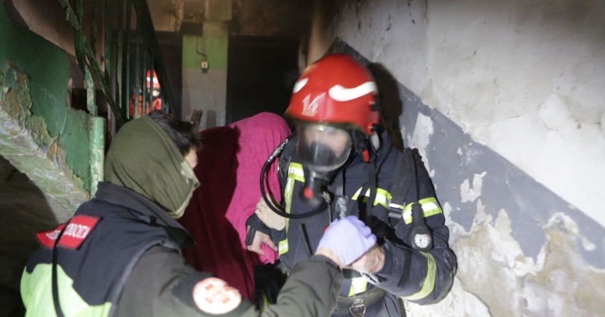 пожежа у Києві_3 / © ГУ ГСЧС в Киеве