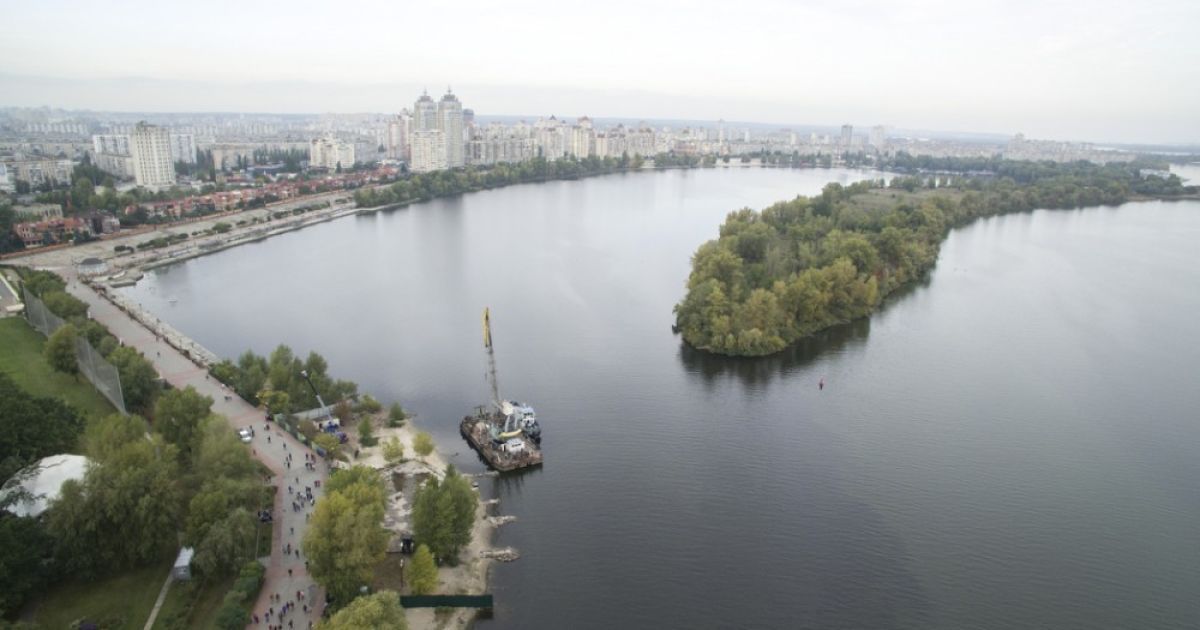 новий пішохідний міст на Оболоні_3 / © КГГА