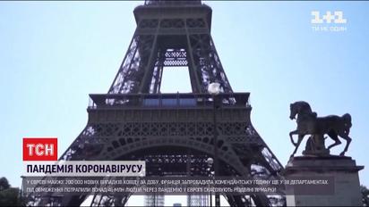 Франция через коронавирус ввела комендантский час в 38 департаментах