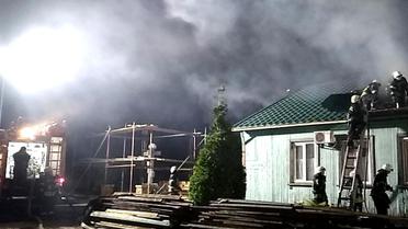 пожежа в монастирі в Одесі_1 / © ГУ ДСНС в Одеській області