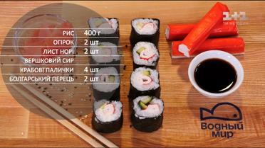 Роллы из крабовых палочек - рецепты Сеничкина