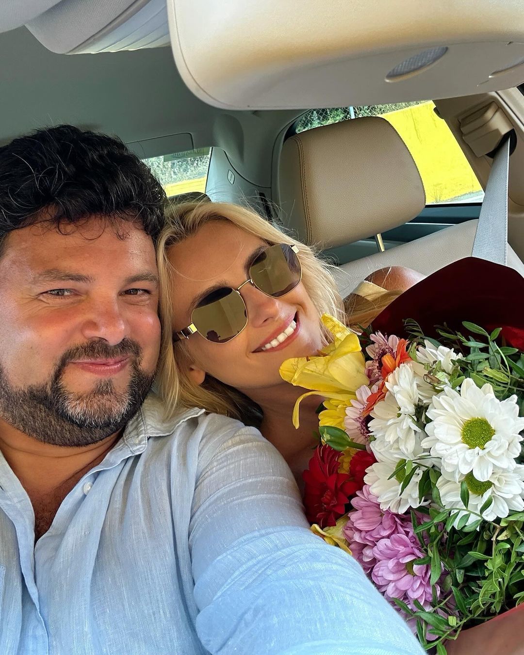 Ирина Федишин с мужем / © instagram.com/irynafedyshyn