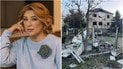 Маргарита Сичкарь и ее разрушенный дом от удара россиян