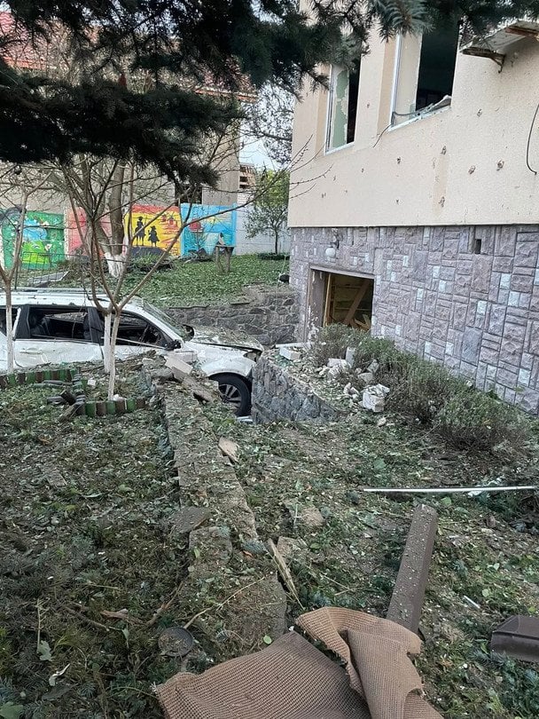 Будинок Маргарити Січкар після обстрілу / © facebook.com/margaritasichkar