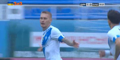 Динамо – Олександрія – 1:0. Відео голу Віталія Буяльського (10')