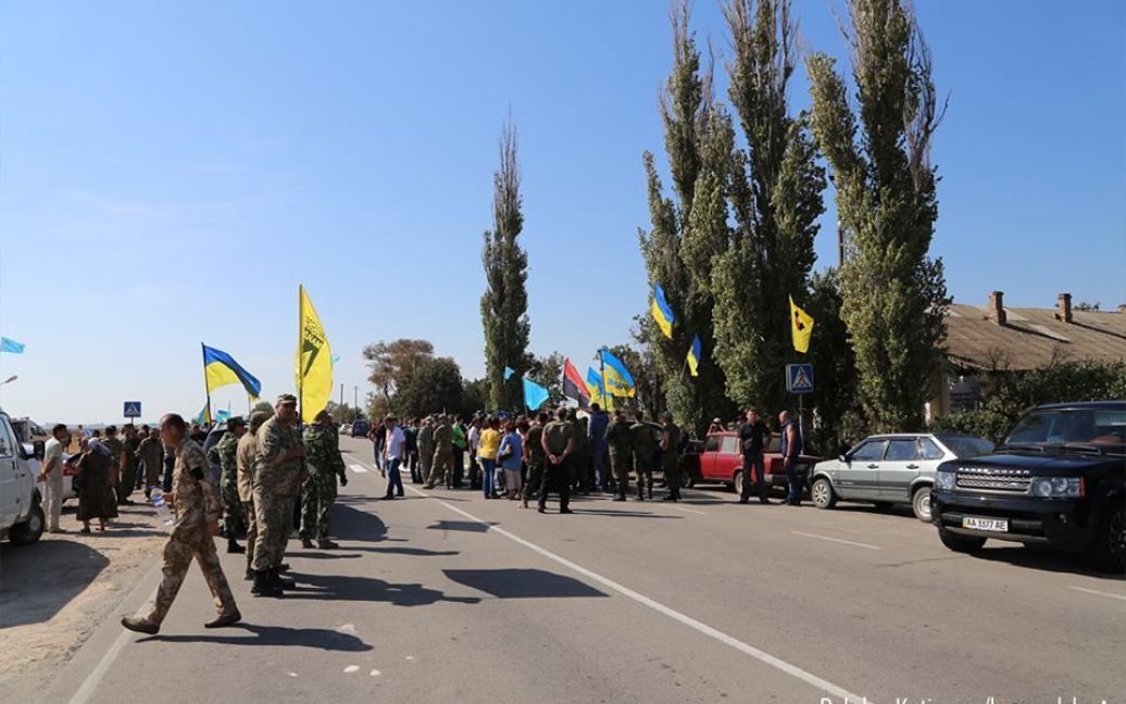 В Крыму стартовала бессрочная блокада полуострова. / © Громадське ТБ