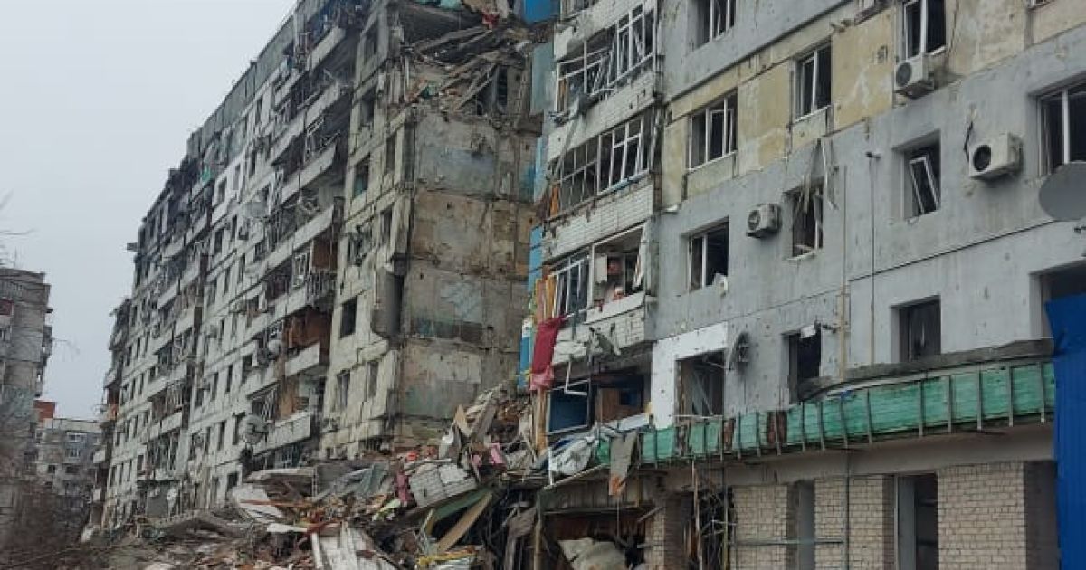 Наслідки авіаударів по Оріхову Запорізької області 18 січня 2024 року / © Запорізька ОВА