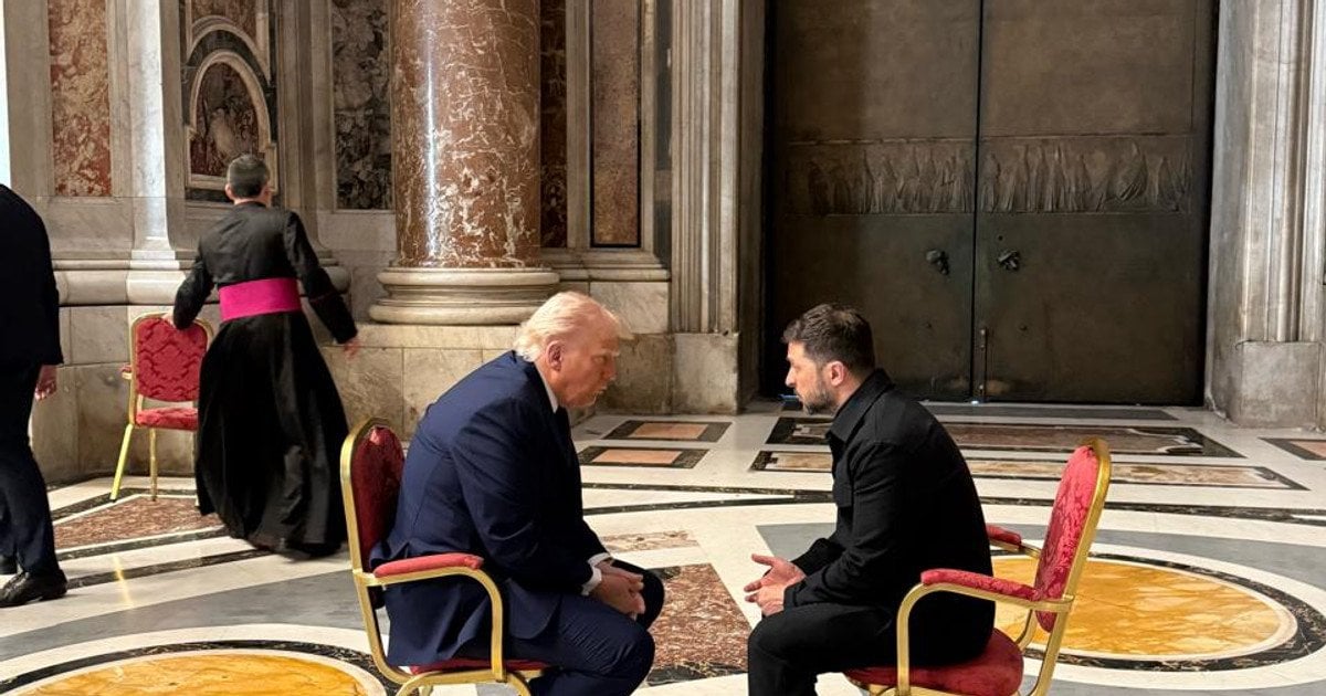 Zelenskyy and Trump meeting